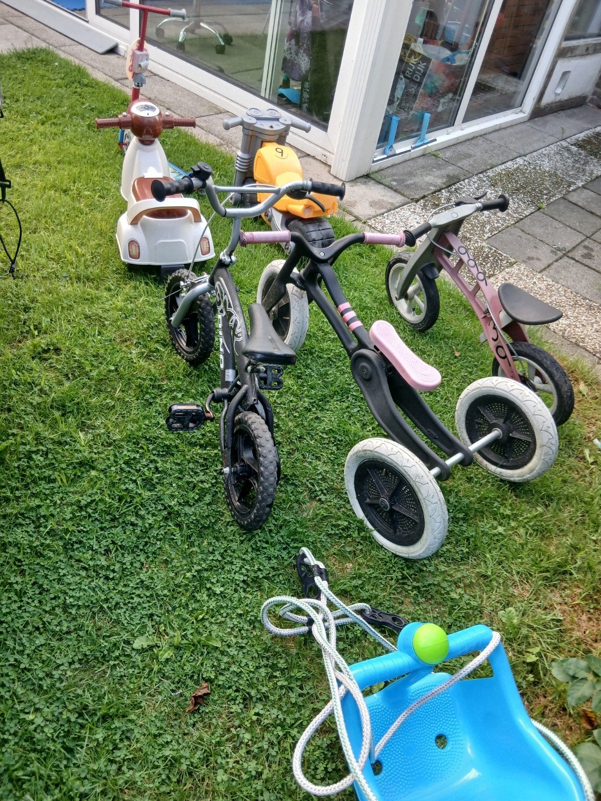 Diverse kinderfietsen en loopvoertuigen - Grote collectie, Kinderen en Baby's, Ophalen, Gebruikt, Loopfiets
