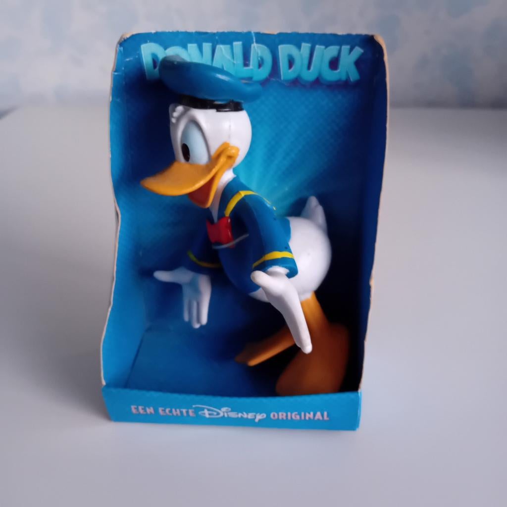 Donald Duck buig figuur, Verzamelen, Disney, Ophalen of Verzenden, Donald Duck, Zo goed als nieuw, Beeldje of Figuurtje
