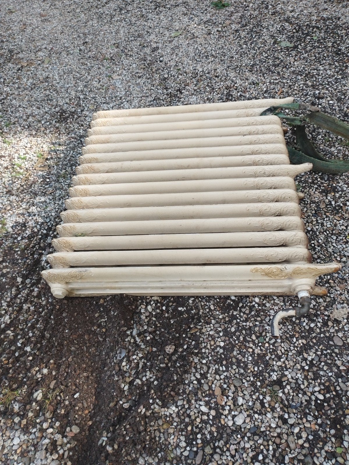 Antieke gietijzer radiator, Doe-het-zelf en Verbouw, Verwarming en Radiatoren, Ophalen, Gebruikt, Radiator, 30 tot 80 cm