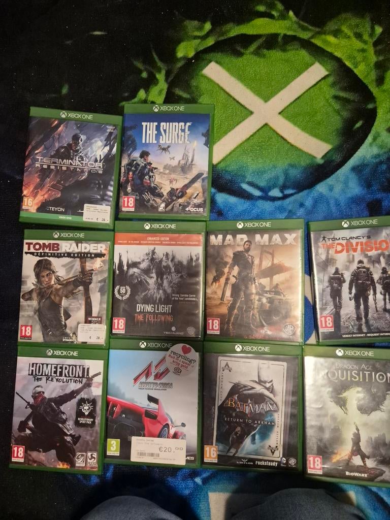 Grote collectie Xbox One games, Ophalen, Online, Gebruikt, Vanaf 18 jaar