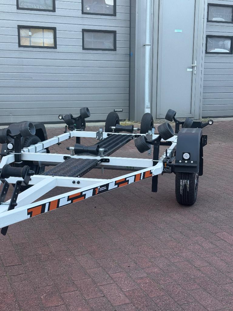 Luxe uitvoering Thomas Trailer 750 kg | Nieuw | 460BLX, Ophalen, Minder dan 1500 kg, Nieuw, Minder dan 6 meter