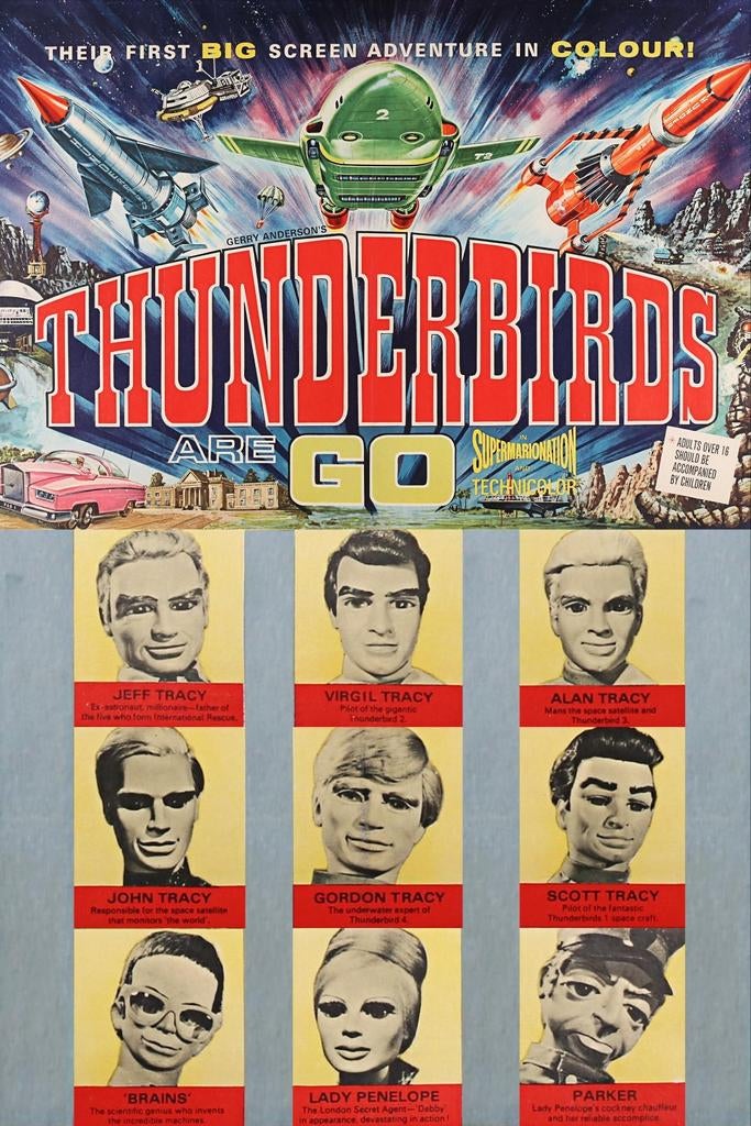 Thunderbirds, Ophalen of Verzenden, Zo goed als nieuw, A1 t/m A3, Film en Tv
