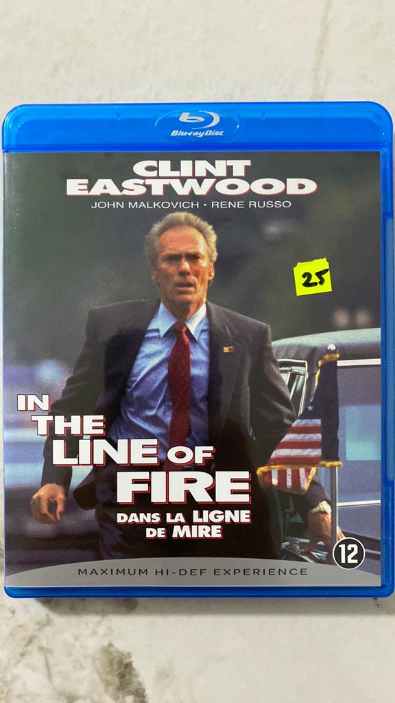 In the line of fire blu ray NL versie, Ophalen of Verzenden, Zo goed als nieuw, Thrillers en Misdaad