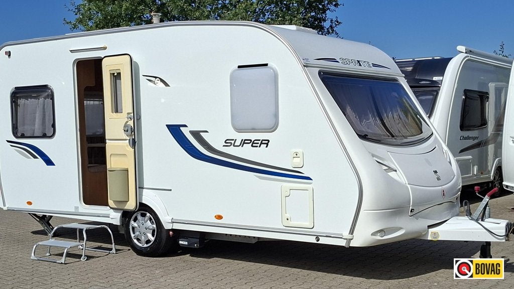 Sprite Super 450 CF incl. voortent en mover !, Caravans en Kamperen, Overige typen, Bedrijf, 5 tot 6 meter, Sprite