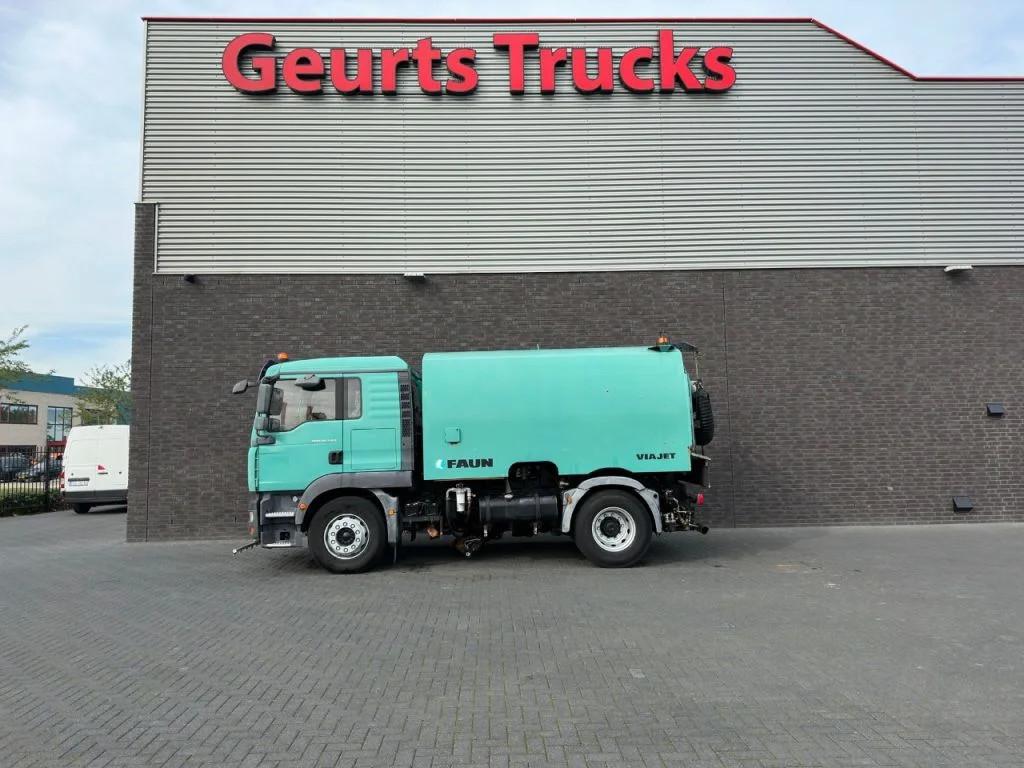 MAN TGM 18.240 4X2 + FAUN VIAJET 6R/HS SWEEPING TRUCK/ KEHRM, Auto's, MAN, Bedrijf, Euro 4, Te koop