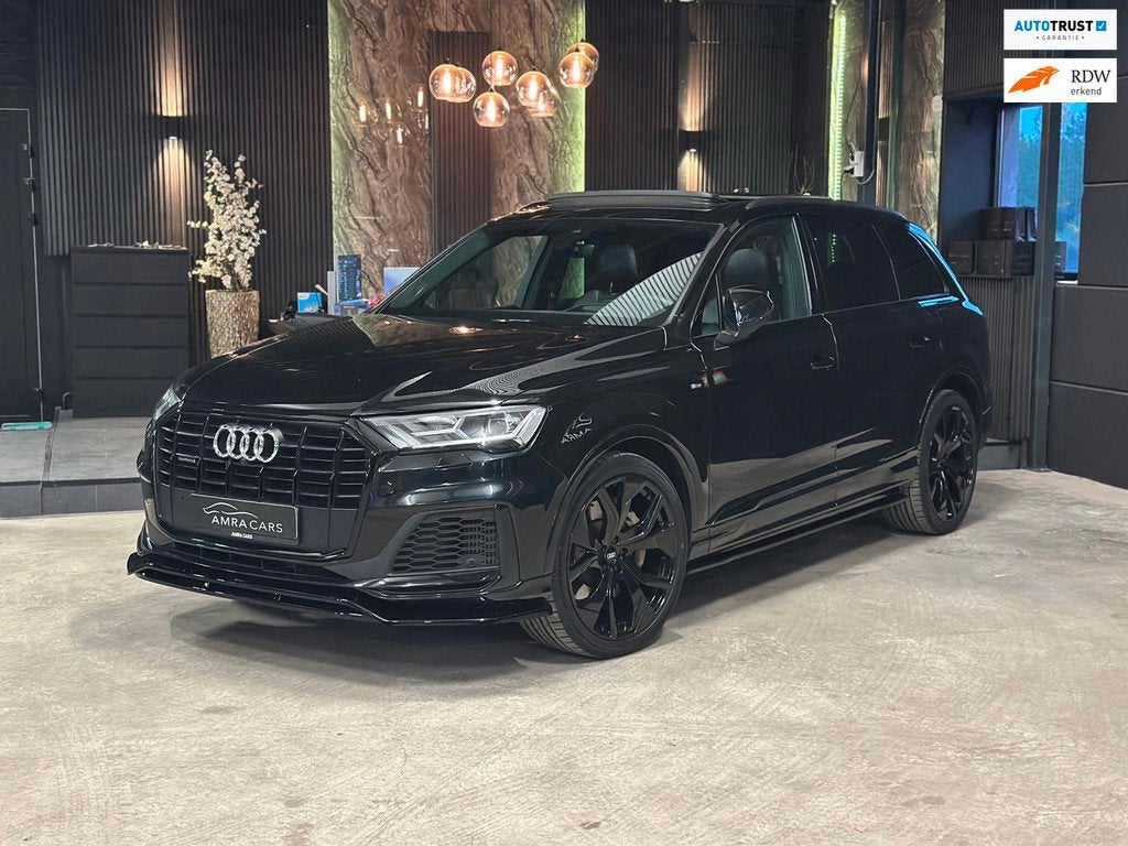 Audi Q7 55 TFSI e quattro 3X S-LINE|PANO|HUD|SOFTCLOSE, Auto's, Automaat, Gebruikt, 2995 cc, 340 pk