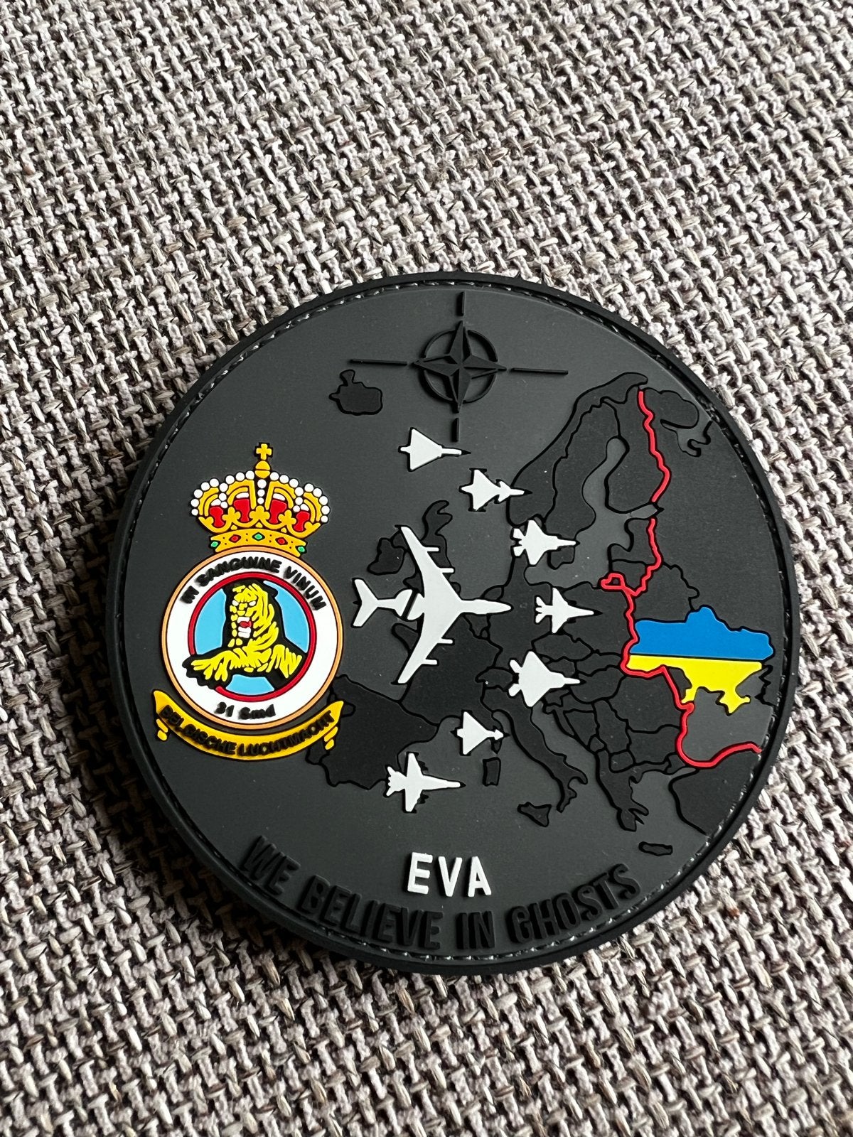 Unieke Militaire Patch: We Believe in Ghosts EVA, Verzenden, Nieuw