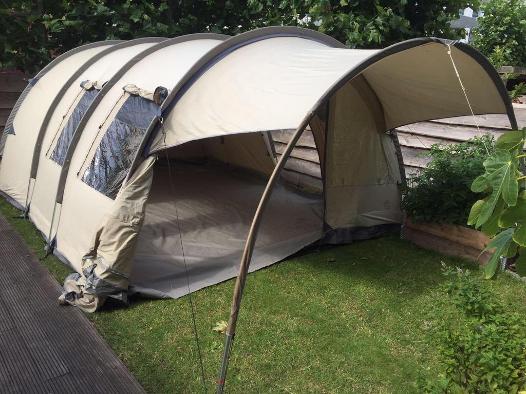 Bardani Verona 6P katoen ripstop tunneltent, Caravans en Kamperen, Ophalen, Gebruikt, Tot en met 6