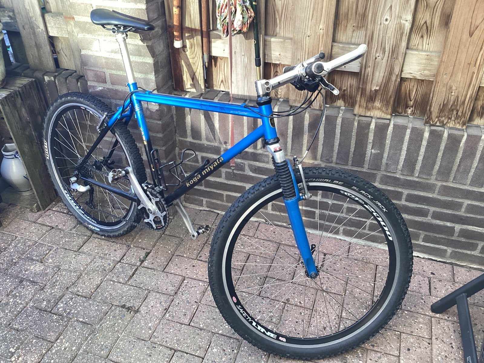 Mooie stalen mtb maat 19 ich, Fietsen en Brommers, Fietsen | Mountainbikes en ATB, Ophalen of Verzenden, Zo goed als nieuw, Overige merken