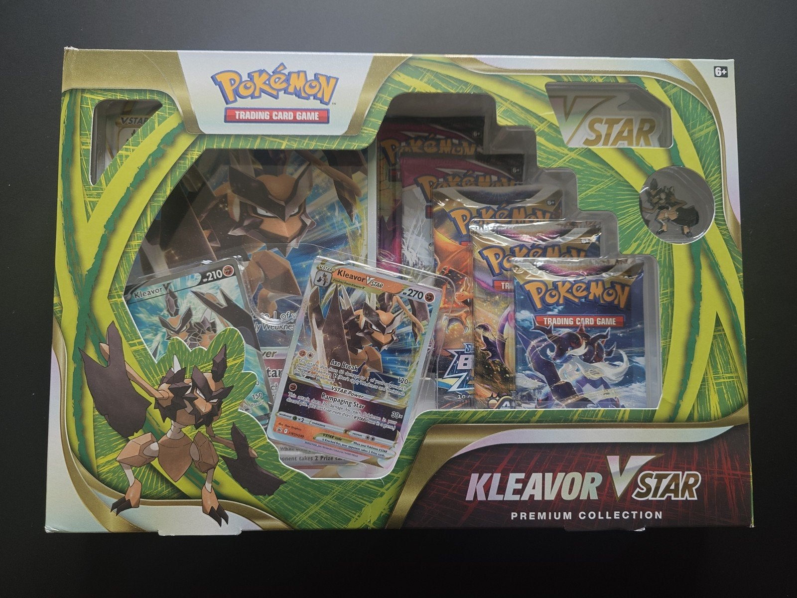 Pokémon Kleavor VSTAR Premium Collection Box, Hobby en Vrije tijd, Verzamelkaartspellen | Pokémon, Ophalen of Verzenden, Nieuw