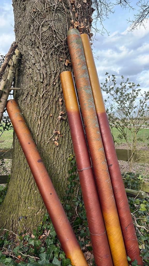 Palen kunstof hoekpaal afrastering, Tuin en Terras, Palen, Balken en Planken, Ophalen, Zo goed als nieuw, 180 tot 250 cm, Palen