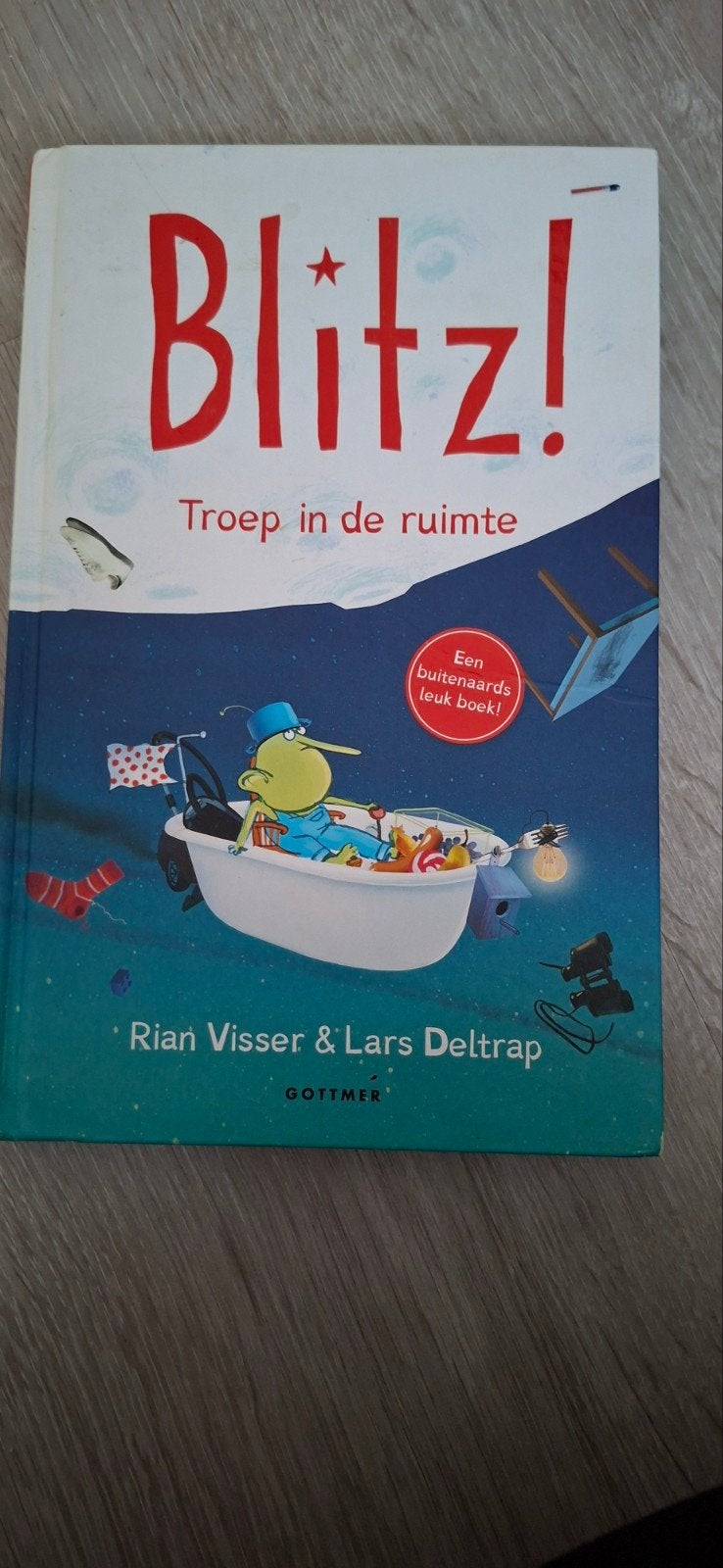 Blitz! Troep in de ruimte - Rian Visser & Lars Deltrap, Ophalen, Zo goed als nieuw, Rian Visser & Lars Deltrap, Fictie algemeen