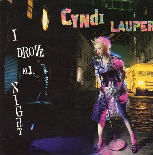 Cyndi Lauper – I Drove All Night (1989), Fotohoes, 7 inch, Ophalen of Verzenden, Zo goed als nieuw