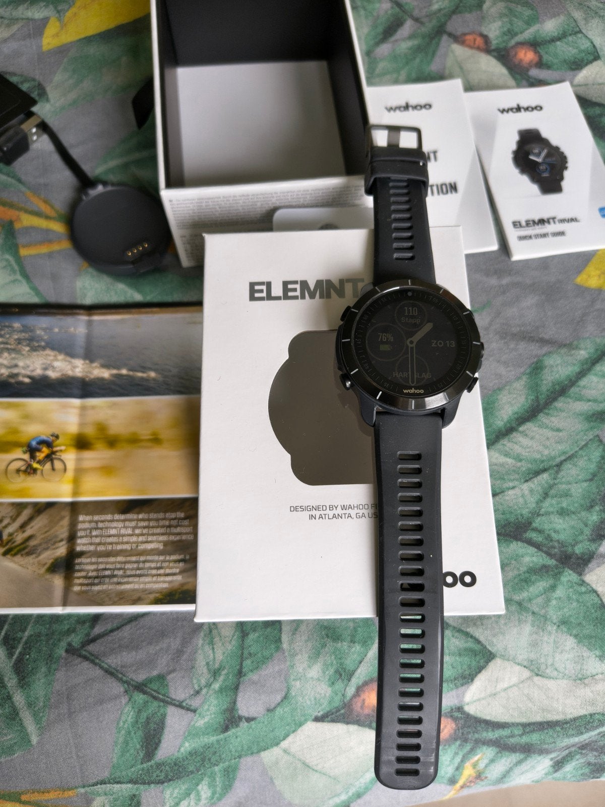 Wahoo ELEMNT RIVAL Multisport GPS Horloge Zwart, Wahoo, Zwart, Stappen, Ophalen of Verzenden