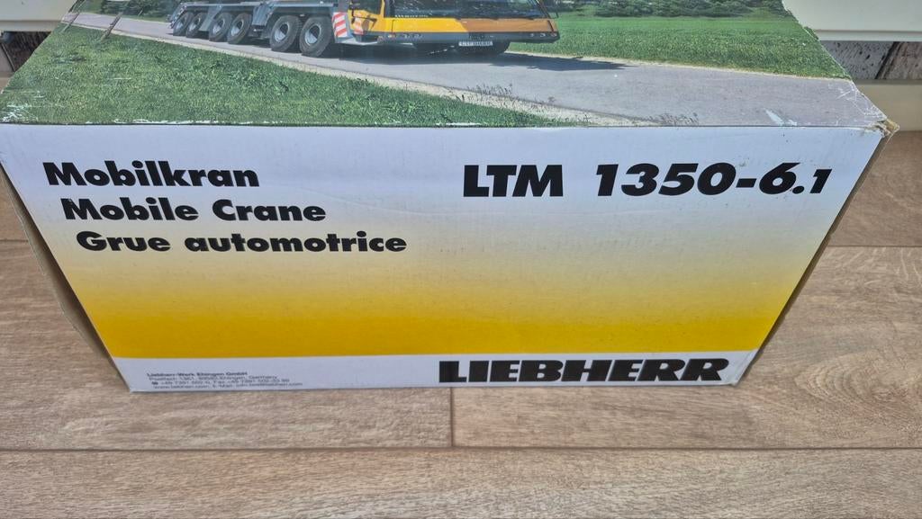 Liebherr ltm 1350 6.1, Ophalen, Zo goed als nieuw, Hijskraan, Tractor of Landbouw