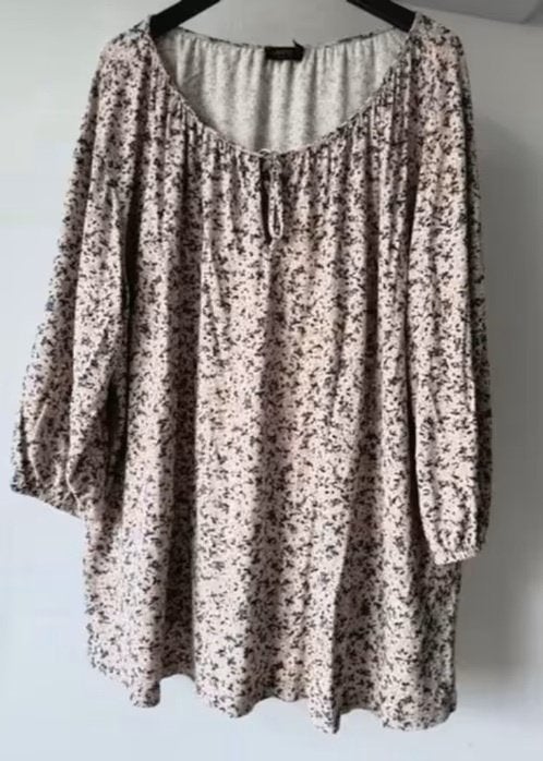 Mooi roze/blauw tinten tuniek merk Yesta maat 52/54, Kleding | Dames, Grote Maten, Verzenden, Blouse of Tuniek, Yesta, Zo goed als nieuw