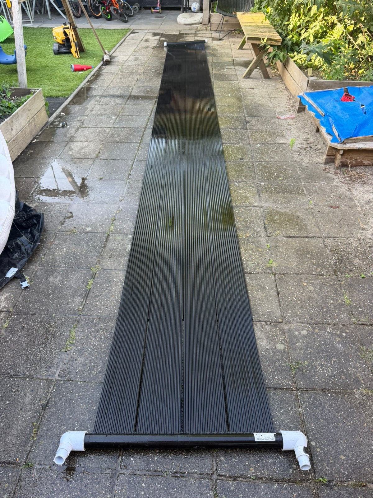 Zwembad verwarmingsmat solarverwarming 61x610  2 stuks, Tuin en Terras, Ophalen of Verzenden, Gebruikt