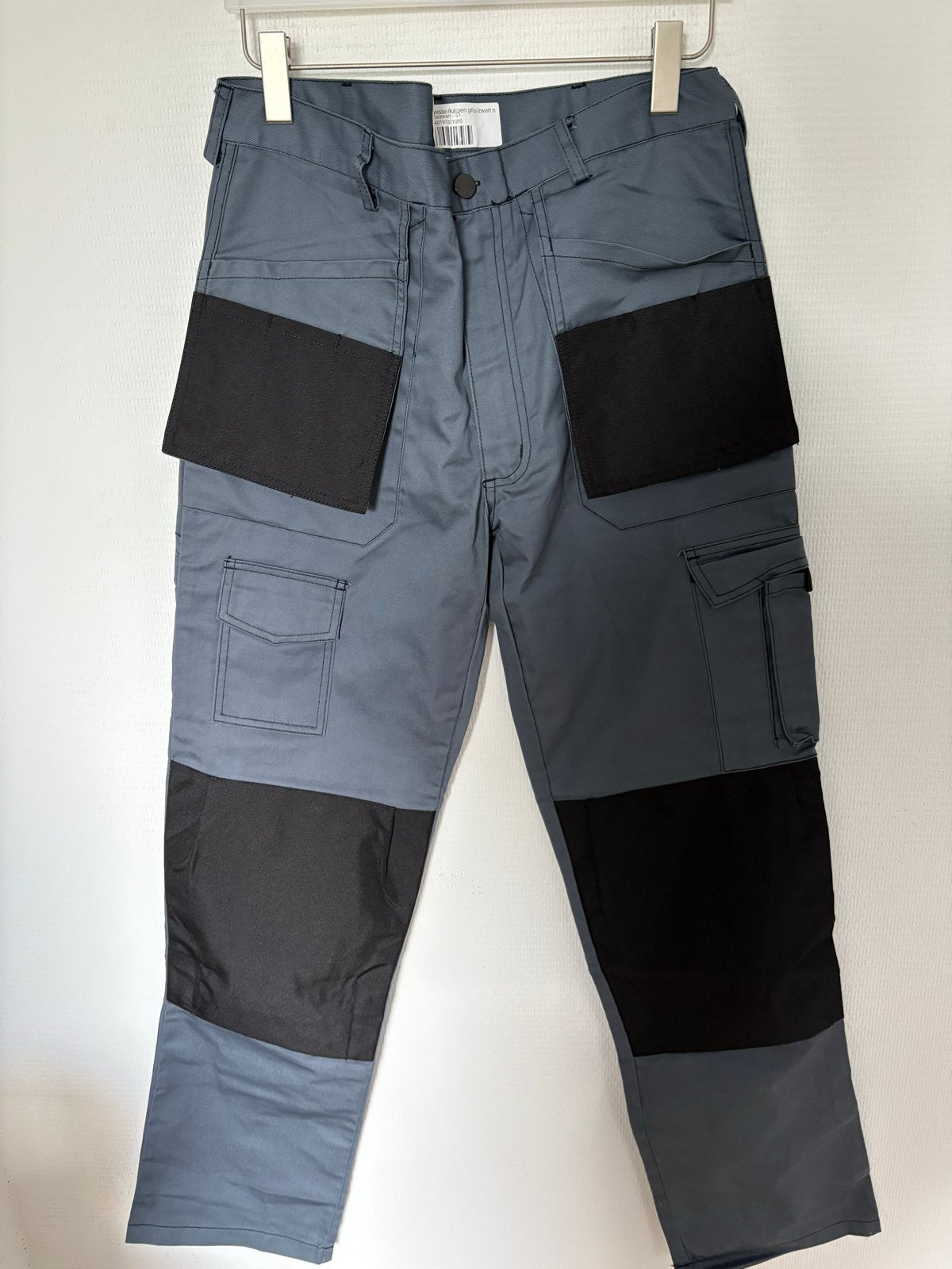 Nieuwe Werkbroek Maat 53 - Grijs/Zwart Polyester/Katoen, Heren, Geen, Nieuw, Ophalen of Verzenden