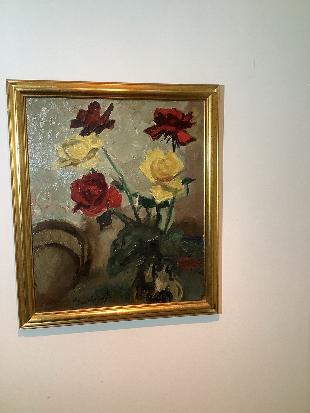 Piet van Wijngaerdt - Olieverf op doek - Bergense School, Doek, Expressionistisch, Olieverf, Ingelijst