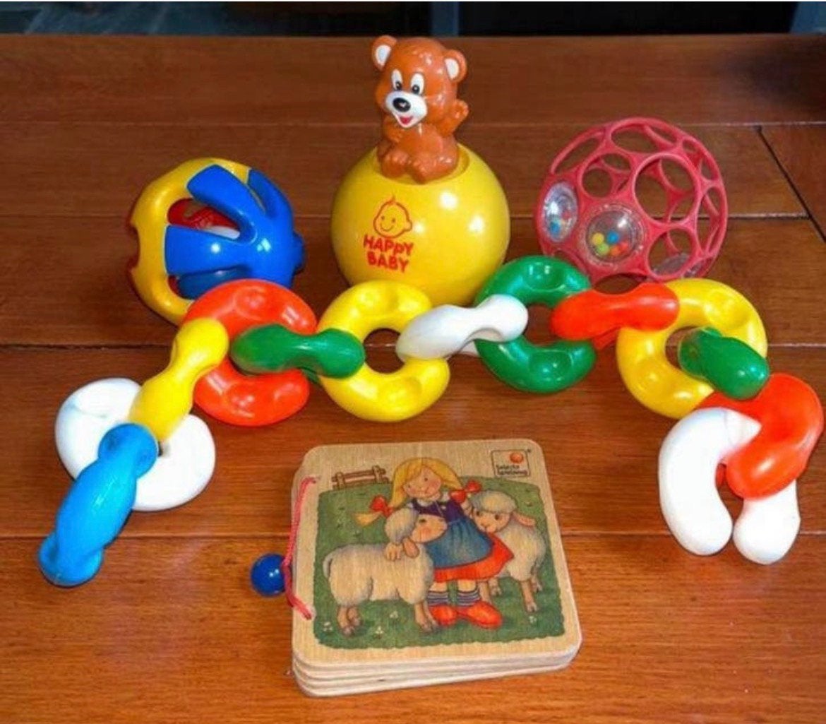 Babyspeelgoed setje 5 stuks speelgoed, Ophalen of Verzenden, Zo goed als nieuw, Overige typen