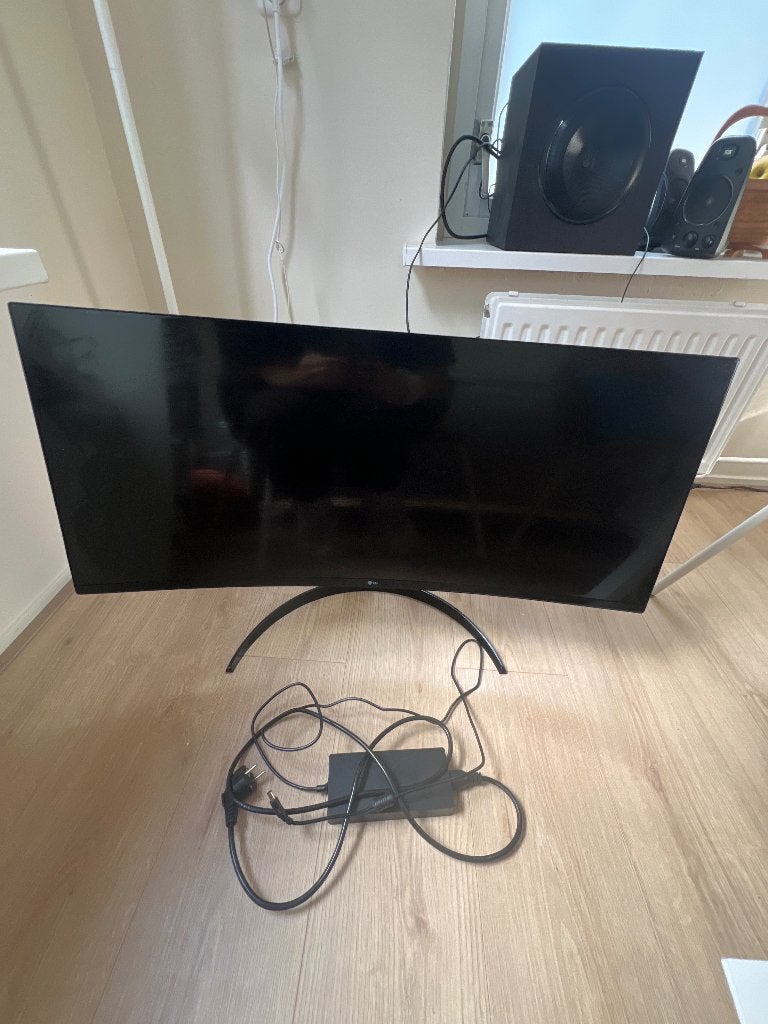 LG UltraWide 34WR55QK + verzekeringspakket, Computers en Software, Ophalen, Gebruikt, Curved, VA