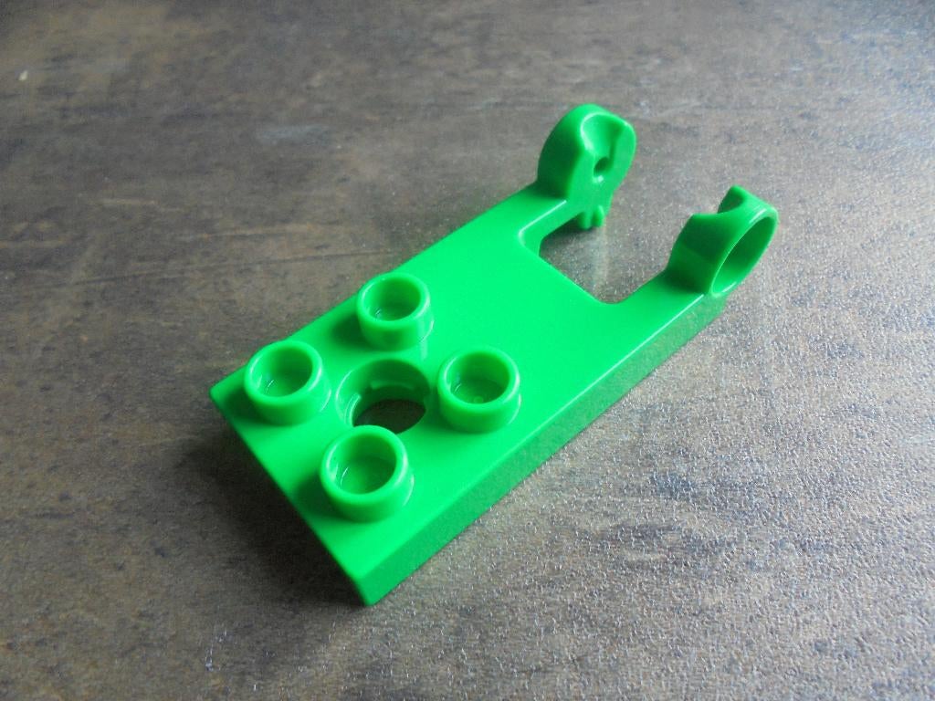 Lego Duplo Plate 2x3 with 4 Studs and Hinge (zie foto's), Ophalen of Verzenden, Gebruikt, Losse stenen, Duplo