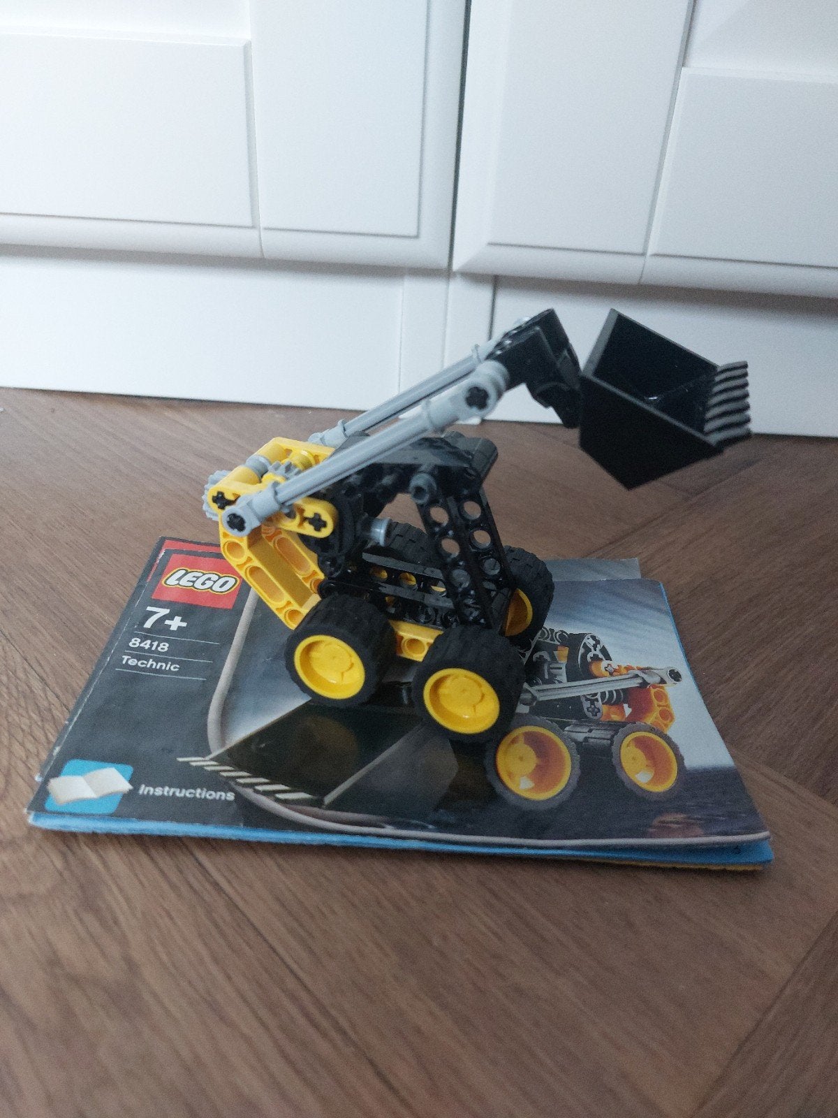 Lego Technic 8418 Skid Steer Loader met instructies, Ophalen, Gebruikt, Lego, Inclusief instructies