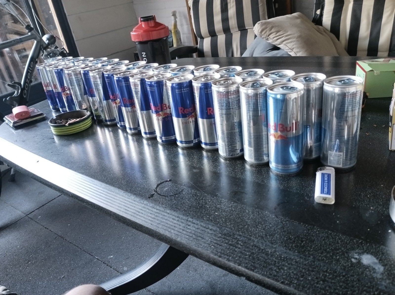 redbull, Ophalen