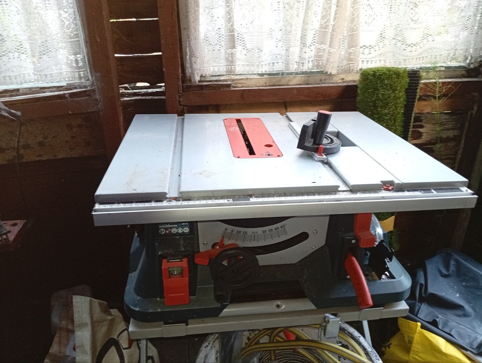 Zaagtafel, Doe-het-zelf en Verbouw, Gereedschap | Zaagmachines, Ophalen, Cirkelzaag, 70 mm of meer, Zo goed als nieuw