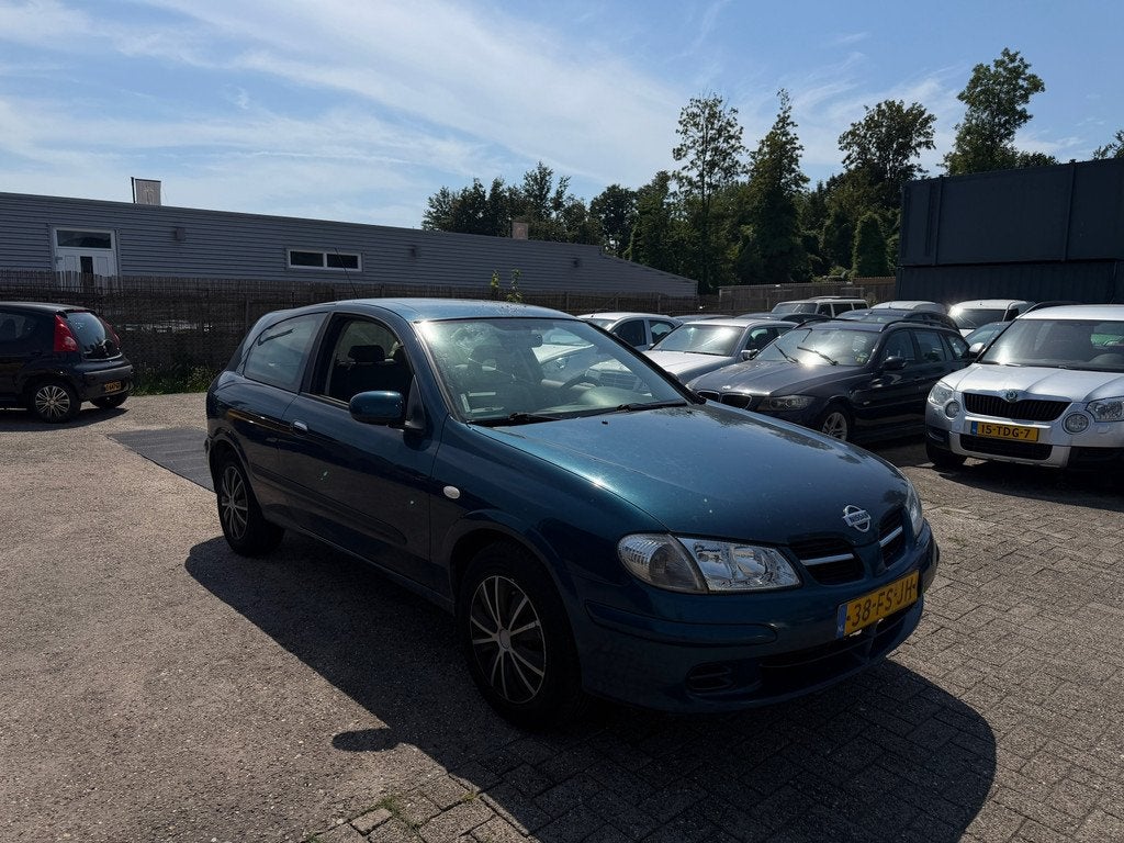 Nissan Almera 1.8 Ambience Incl NW Keuring, Auto's, Nissan, Gebruikt, 4 cilinders, Blauw, Origineel Nederlands