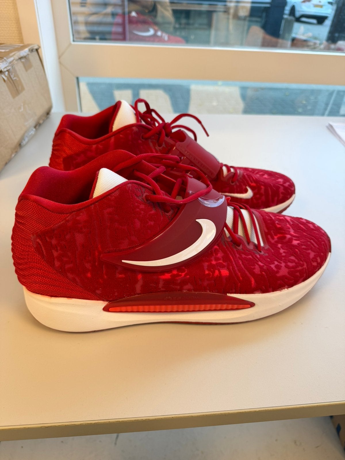 Nike KD 14 TB Gym Red Rode Basketbalschoenen Maat 52,5 Nieuw, P, P, Nieuw, Ophalen of Verzenden