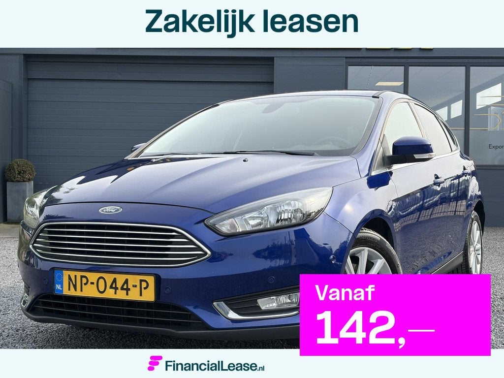 Ford Focus 1.0 Titanium 2e EigenaarDealer Onderhouden,Navi,P, Gebruikt, Euro 6, Blauw, Origineel Nederlands
