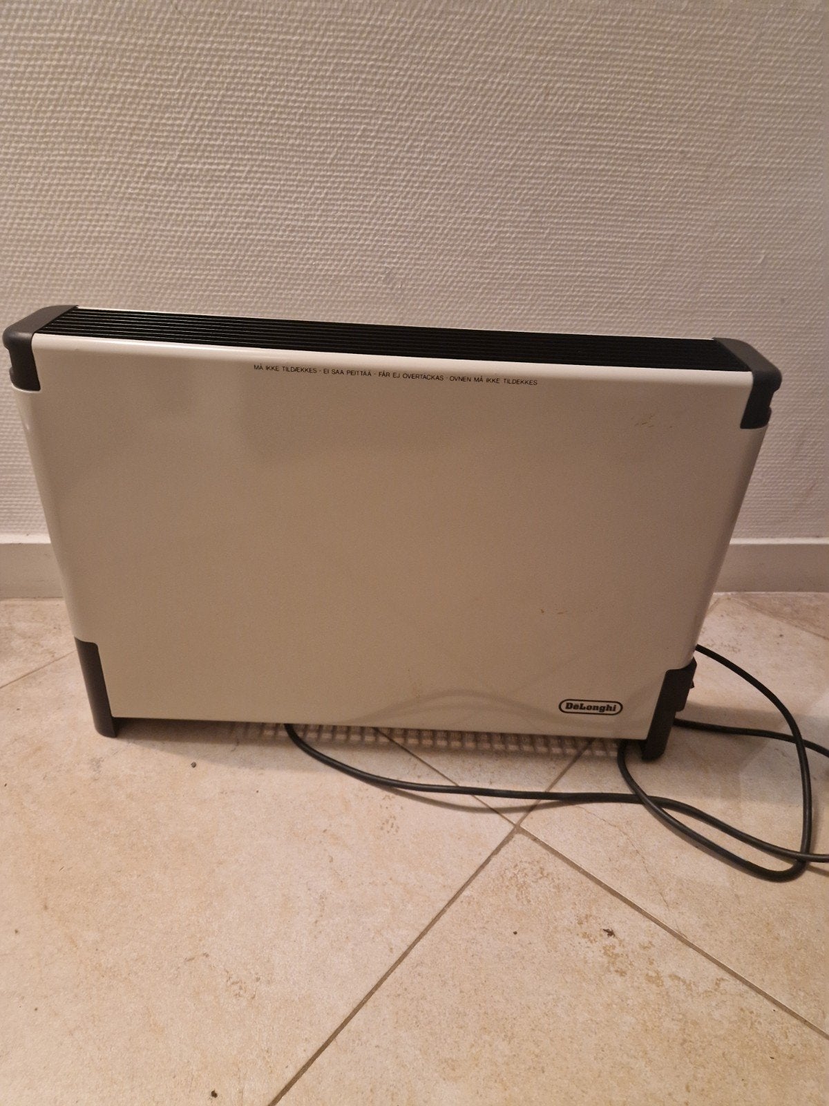 Delonghi Elektrische Kachel met Thermostaat, Ophalen, 30 tot 80 cm, Gebruikt, Kachel