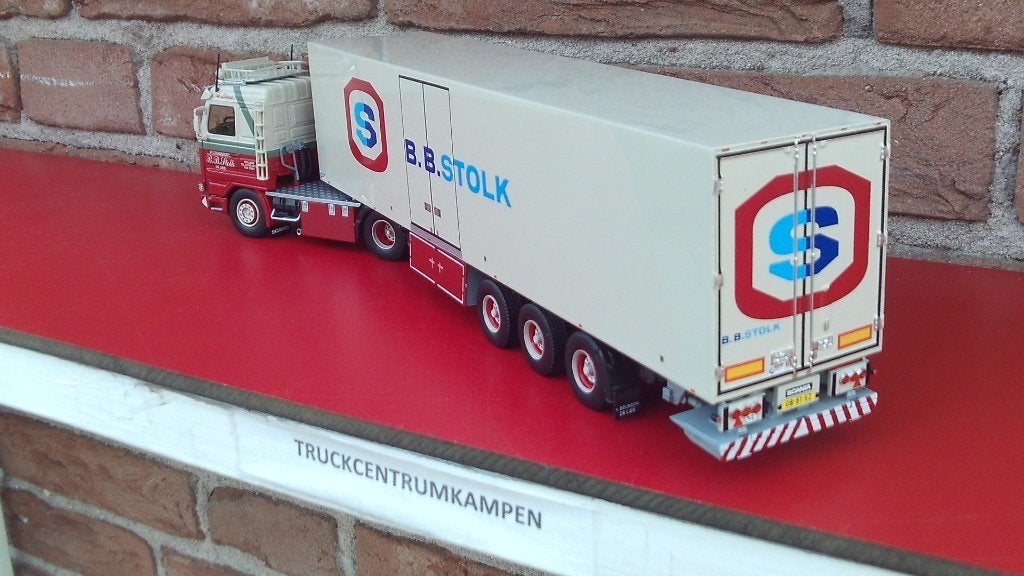 Tekno  Scania  143 - 450  van  BB - Stolk., Hobby en Vrije tijd, Modelauto's | 1:50, Ophalen of Verzenden, Nieuw, Bus of Vrachtwagen