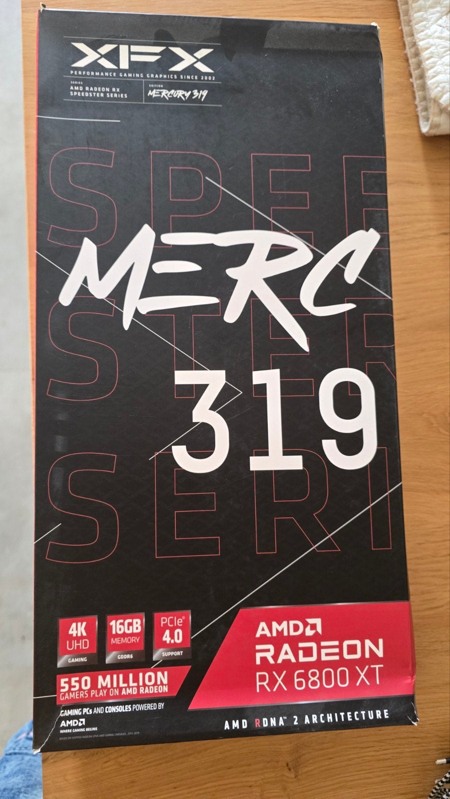 XFX Speedster MERC 319 AMD Radeon RX 6800 XT, AMD, GDDR6, PCI-Express 4, Ophalen of Verzenden