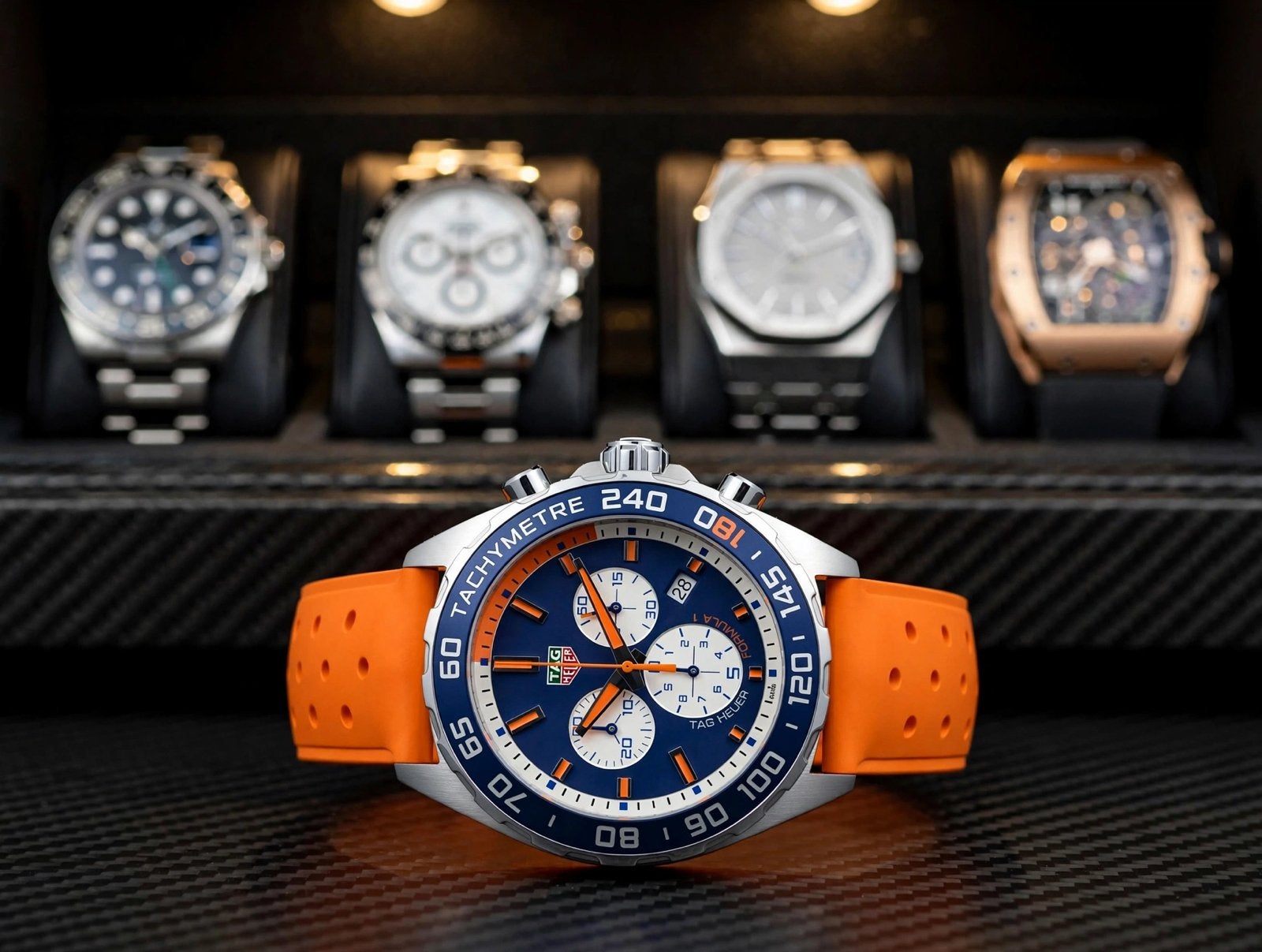 TAG HEUER FORMULA 1 ‘MAX VERSTAPPEN’ FIRST EDITION 2016, Ophalen, Staal, Polshorloge, Kunststof