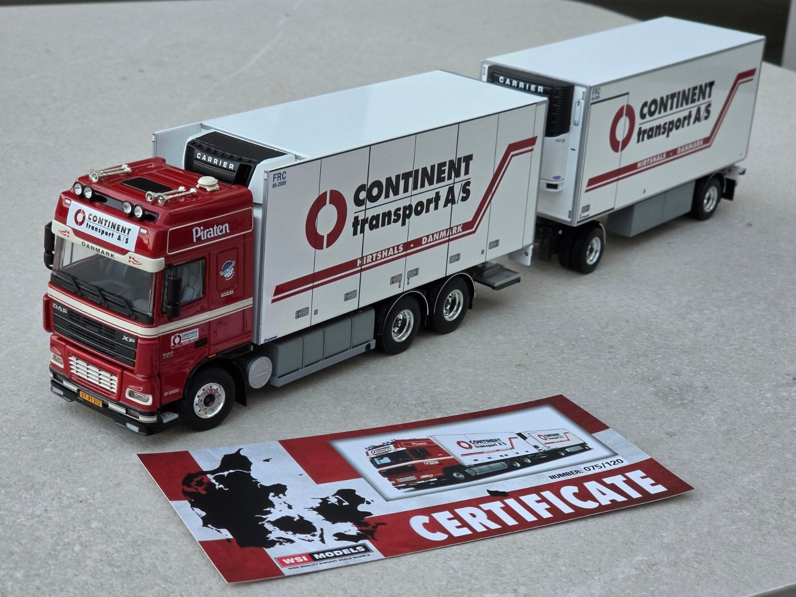Wsi Continent Daf xf, Ophalen of Verzenden, Nieuw, Bus of Vrachtwagen, Wsi