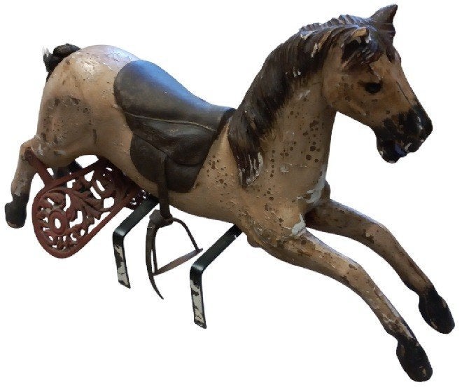 houten paard, Ophalen