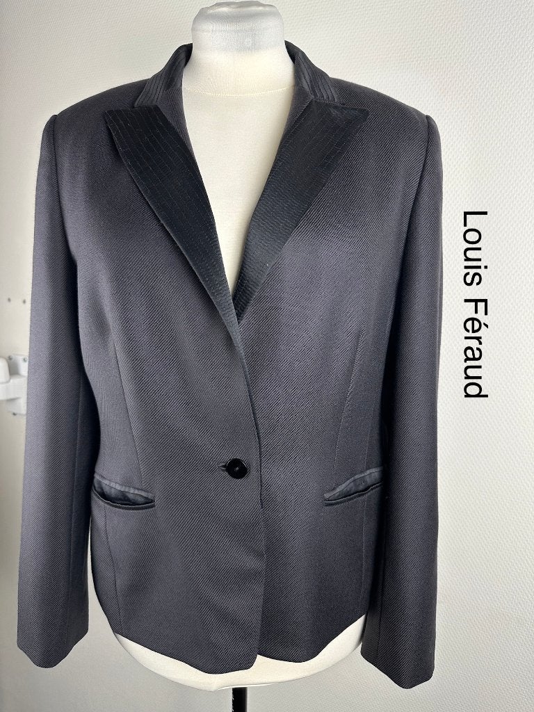 Louis Feraud Blazer  (mt: 42) 3,3/9354, Kleding | Dames, Jasjes, Kostuums en Pakken, Louis Feraud, Zwart, Maat 42/44 (L), Ophalen of Verzenden
