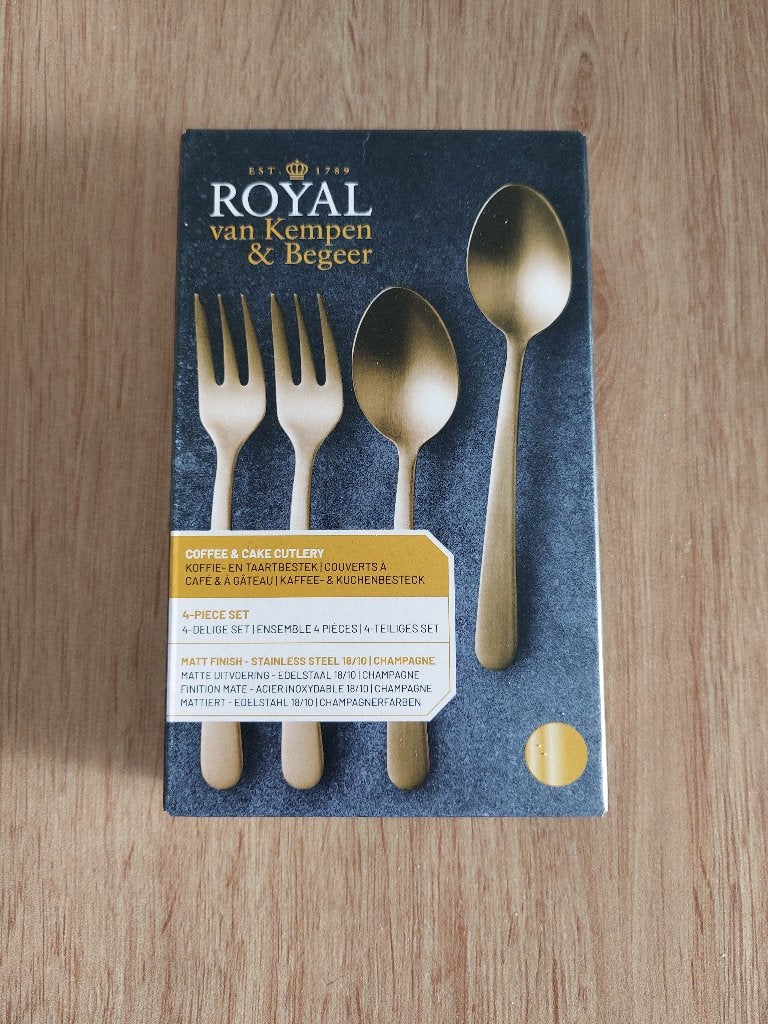 royal van kempen & begeer koffie- en taartbestek, Huis en Inrichting, Keuken | Bestek, Ophalen of Verzenden, Nieuw, Royal Van Kempen & Begeer