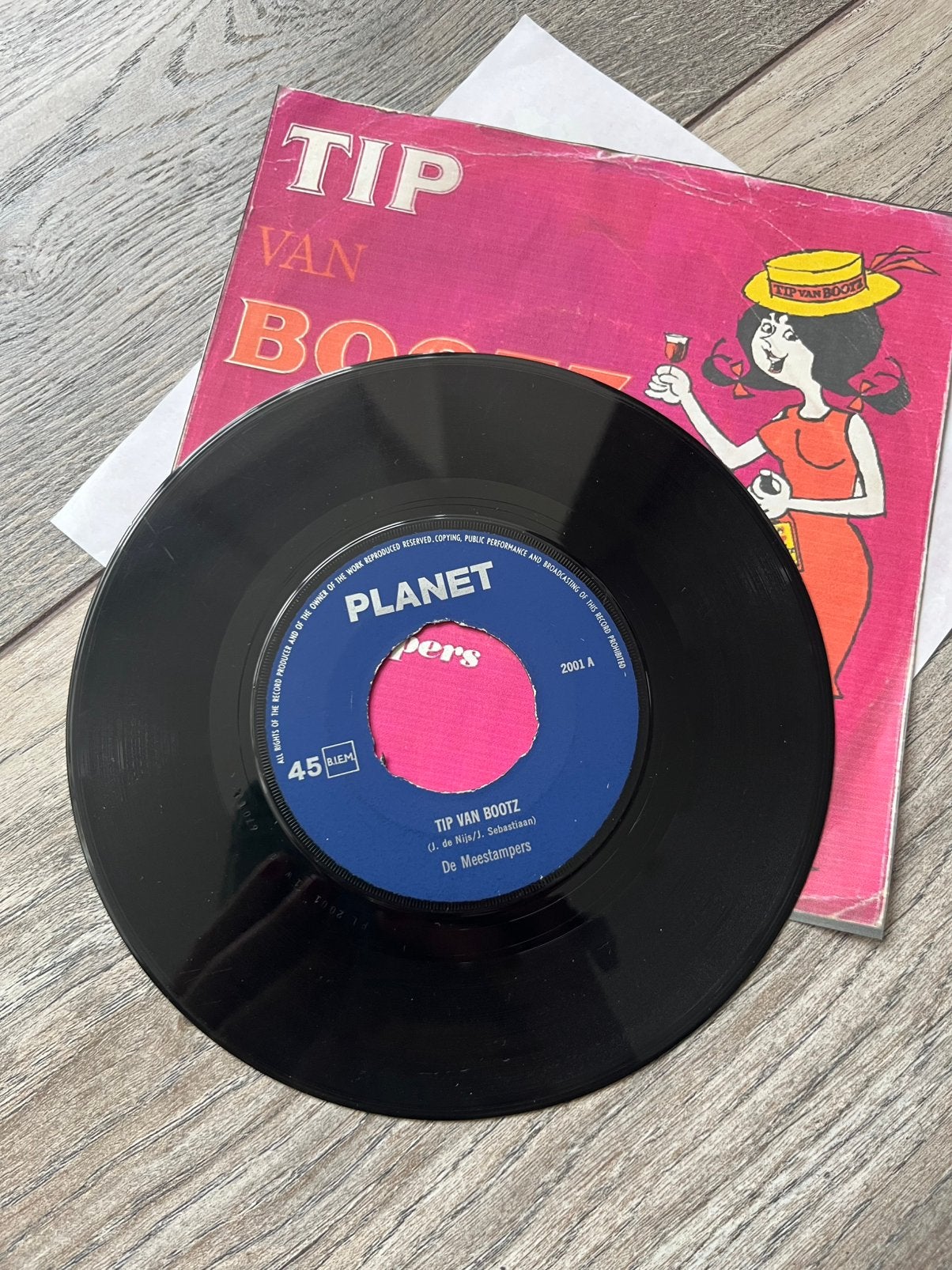 De Meestampers - Tip van Bootz, Ophalen of Verzenden, Zo goed als nieuw, 12 inch, Levenslied of Smartlap