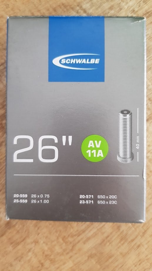 Nieuwe binnenband 26 inch Schwalbe, Band, Schwalbe, Nieuw, Ophalen of Verzenden
