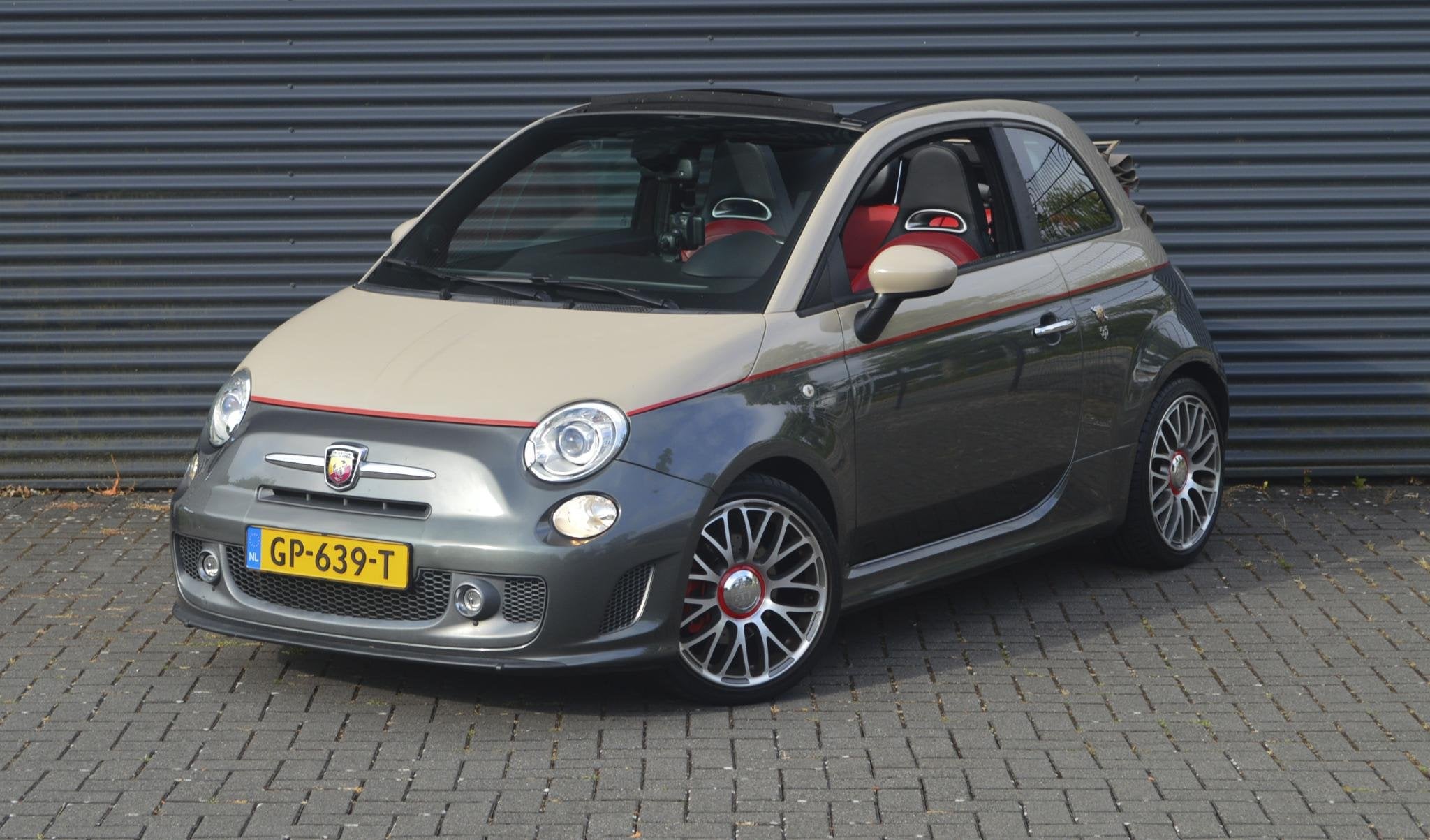 Fiat 500 C Abarth Turismo Cabriolet 1.4 Automaat, Auto's, Gebruikt, Euro 6, 4 cilinders, Cabriolet
