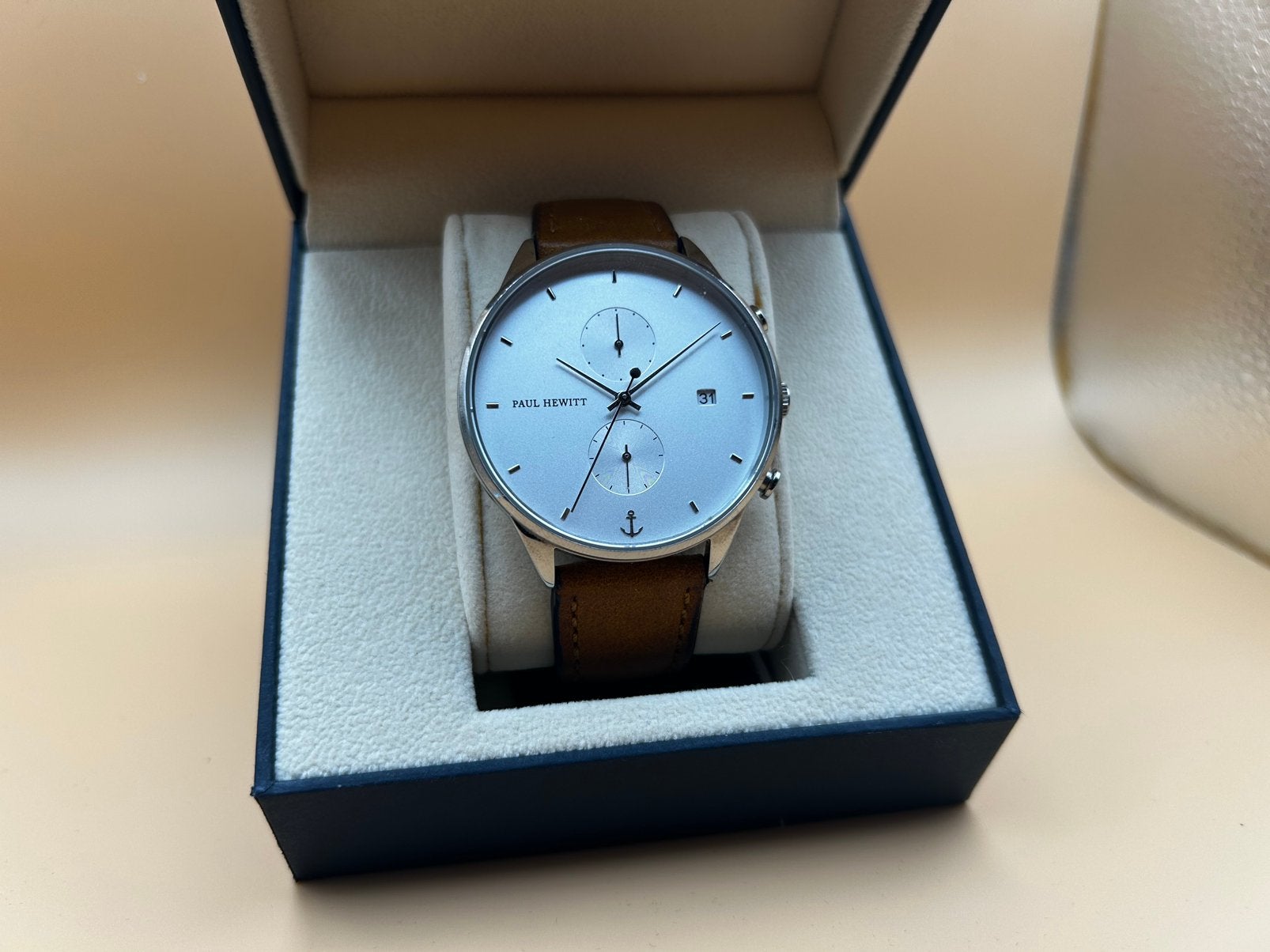 Paul Hewitt herenhorloge, Ophalen of Verzenden, Zo goed als nieuw, Wit