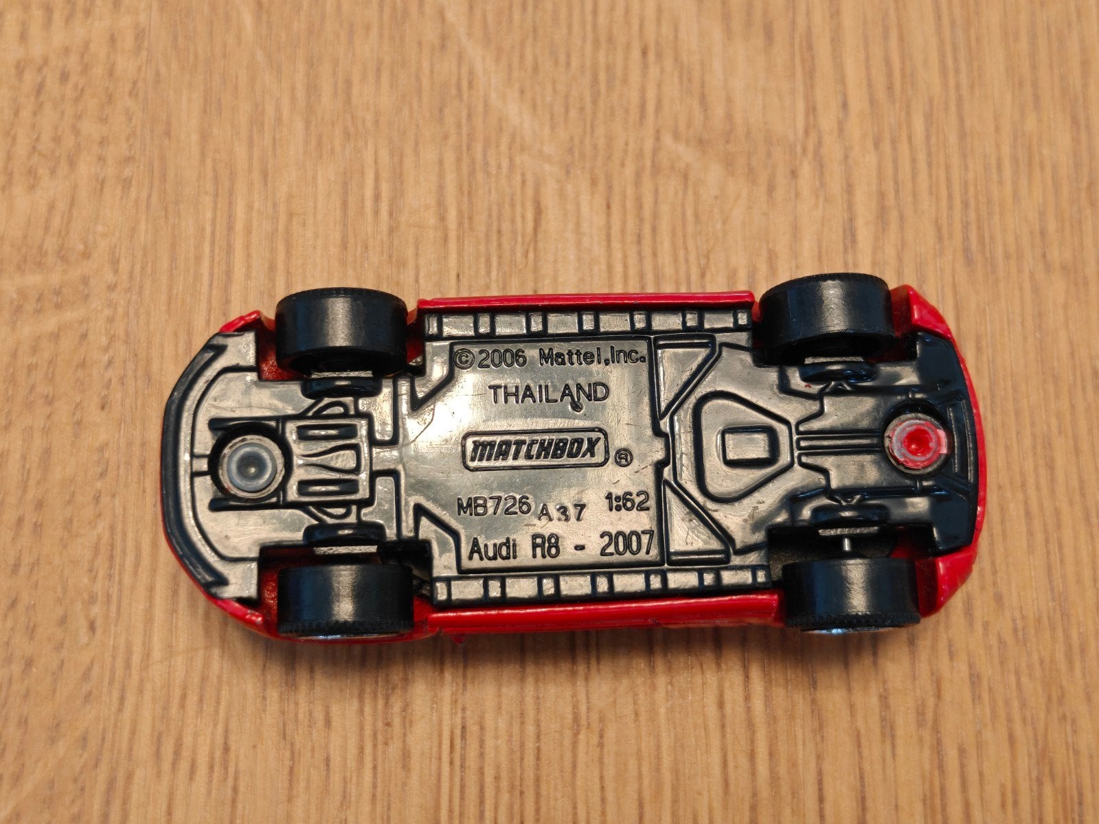 Matchbox Audi R8 ROOD, Ophalen of Verzenden, Zo goed als nieuw, Auto
