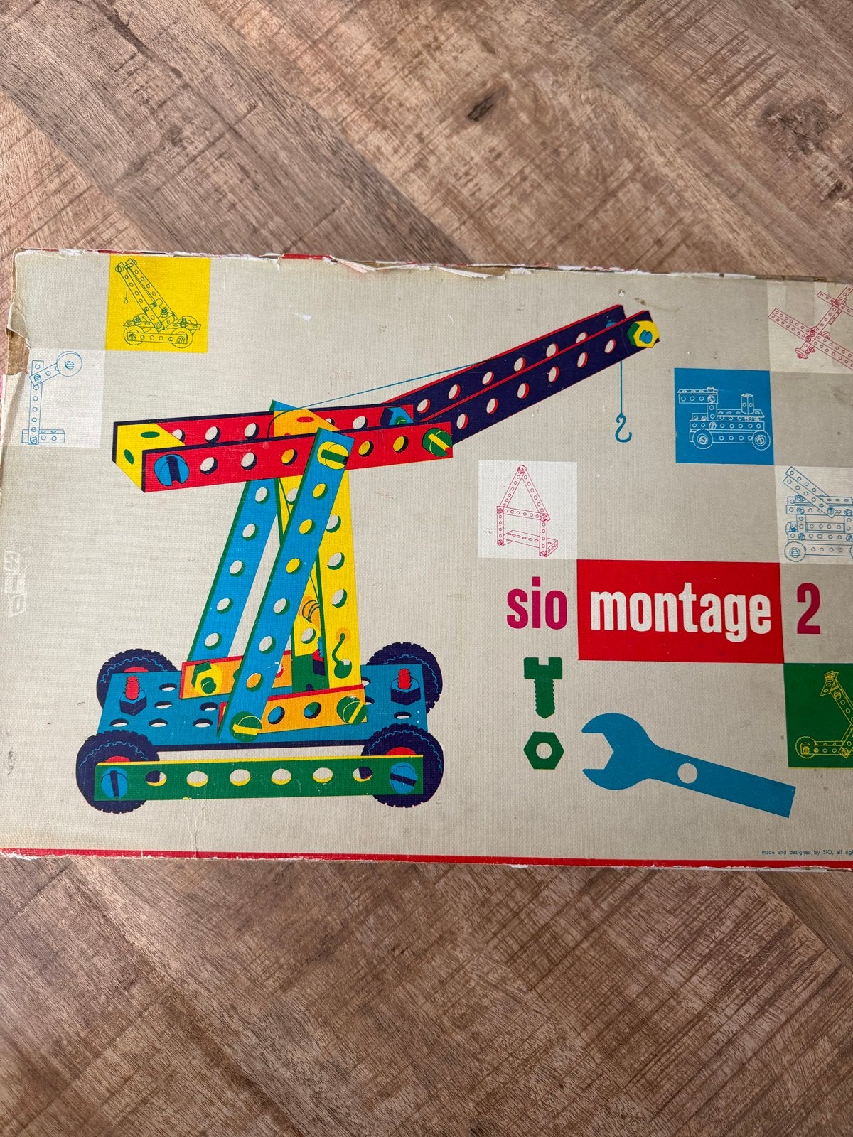 Vintage SIO Montage 2 Bouwdoos - Compleet en in goede staat, Ophalen, Gebruikt, Bouwen
