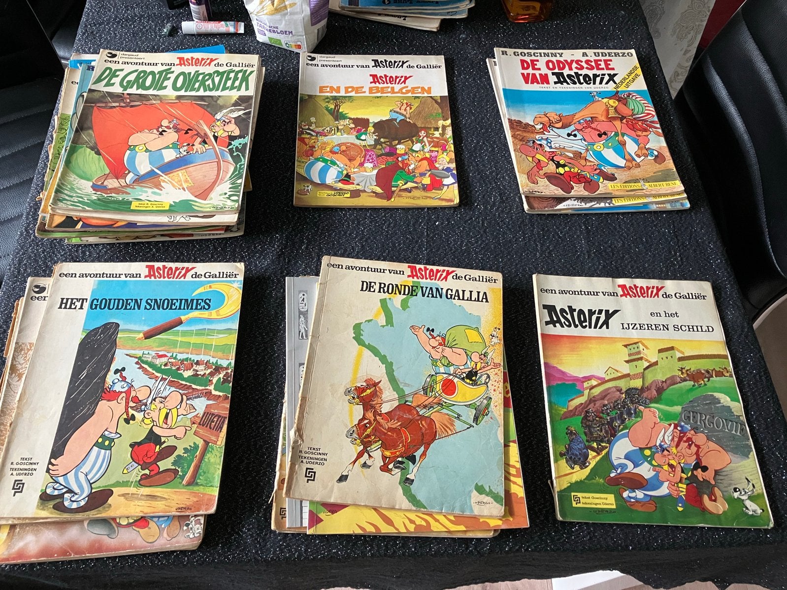 Asterix en Obelix Stripboeken, Meerdere stripboeken, Ophalen of Verzenden, Gelezen