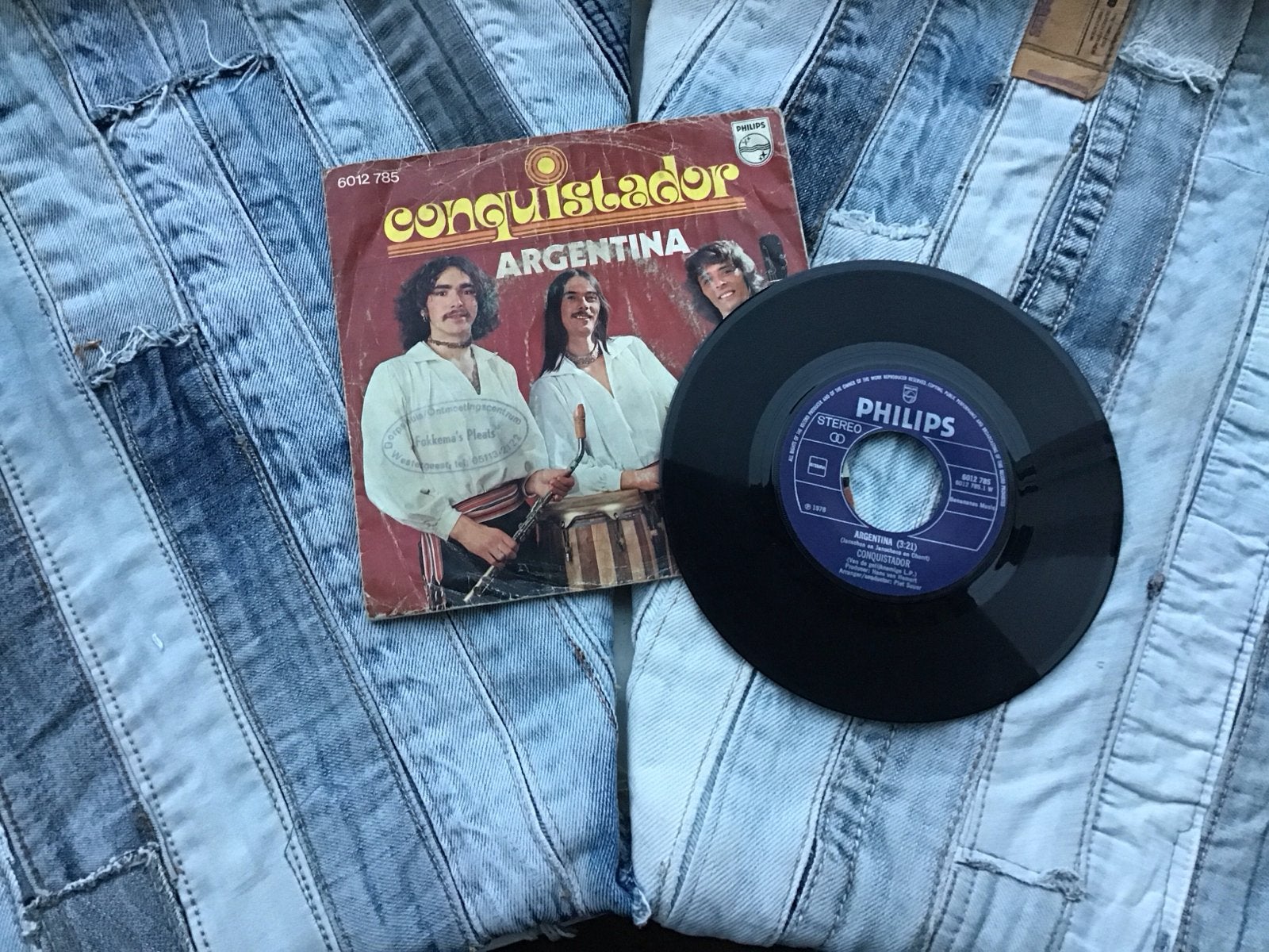 Conquistador - Argentina 7 inch vinyl single (Philips), Cd's en Dvd's, Gebruikt, Originele persing, 7 inch, Ophalen of Verzenden