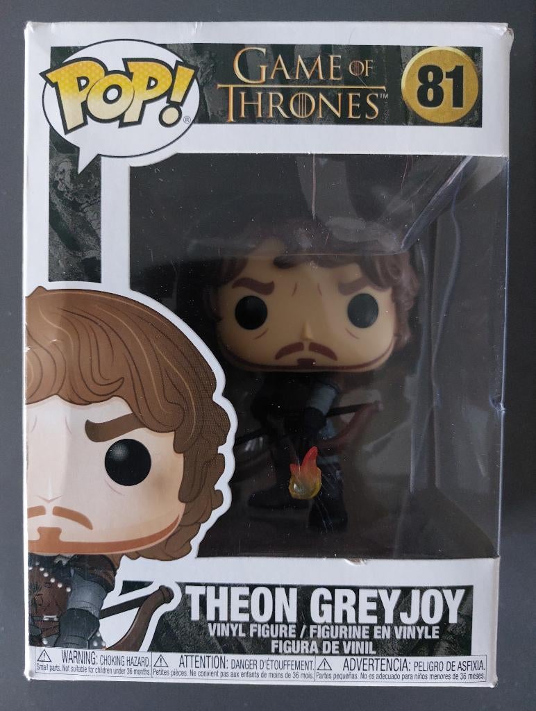 Funko Pop - 81 - Theon Greyjoy (Game Of Thrones), Ophalen of Verzenden, Zo goed als nieuw