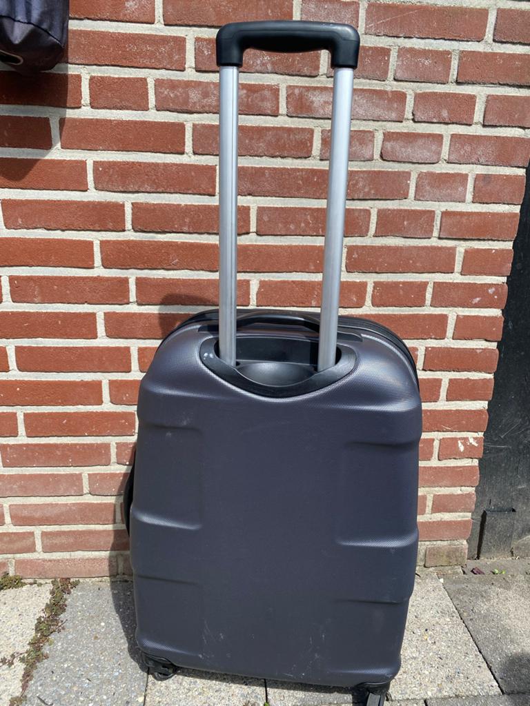 Titan koffer wieltjes uitschuifbare handgreep 21,5/40/64, 30 cm of meer, Gebruikt, Zwart, Ophalen of Verzenden